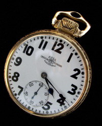 Ball watch company made by Waltham 16 lever set railroad watch